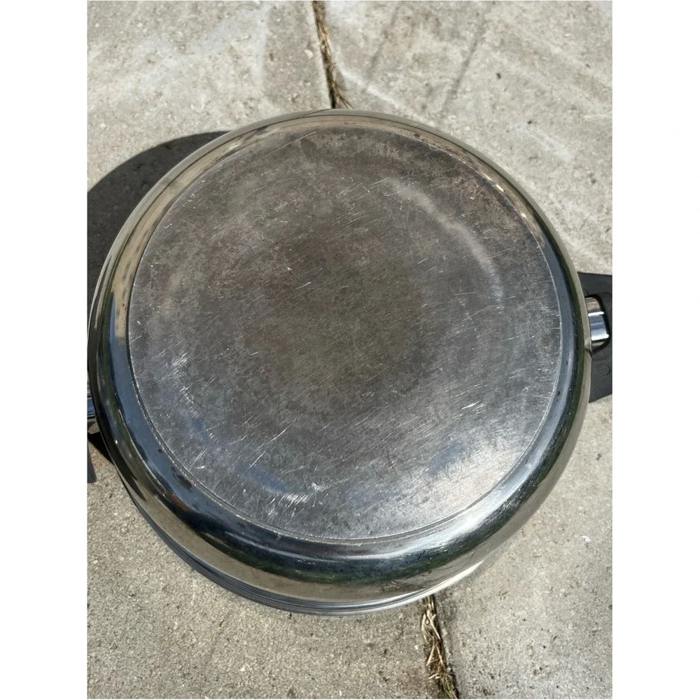 Kitchen Craft Americraft 4 Qt Quart Stock Pot Stainless Steel USA With Lid